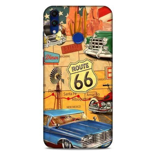 Retro (20) Desen Koruyucu Kılıf Renkli Huawei Honor 8C Kılıf