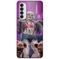 Oppo Reno 4 Pro Uyumlu Kılıf Harley Quinn (35) Fit Design Kılıf Lavanta pembesi