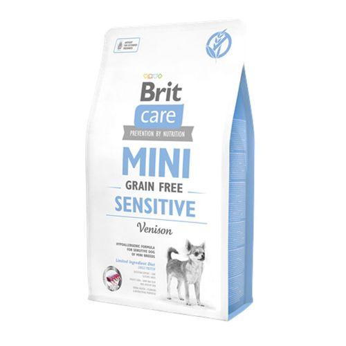 Brit Care Mini Irk Hassas Köpekler İçin, Tahılsız, Hipoalerjenik Geyik Etli Kuru Mama 2 kg