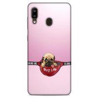 Samsung Galaxy A20 Kılıf Köpek Kıyafetleri (5) Koruma Kabı Yavru Pug Çanta