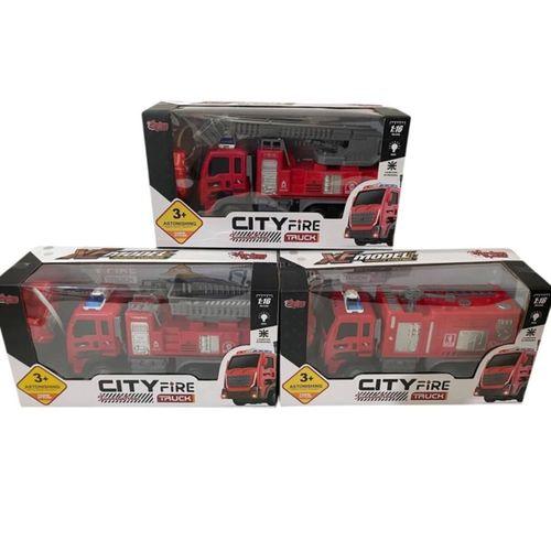 Eğitici Oyuncak XF-789-210A-11A-12A UK 1 16 ŞARJLI IŞIKLI İTFAİYE