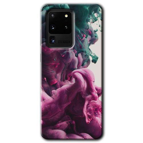 Samsung Galaxy S20 Ultra HD Baskılı Kılıf + 9D Tam Ekran Koruyucu - Liquid Cloud