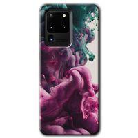 Samsung Galaxy S20 Ultra HD Baskılı Kılıf + 9D Tam Ekran Koruyucu - Liquid Cloud