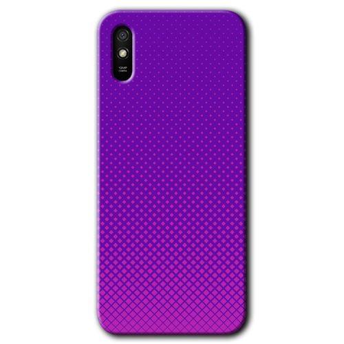 MRCİLETİSİM Xiaomi Redmi 9A Kılıf Baskılı Kapak - Semantic + 5D Tam Kaplayan Cam