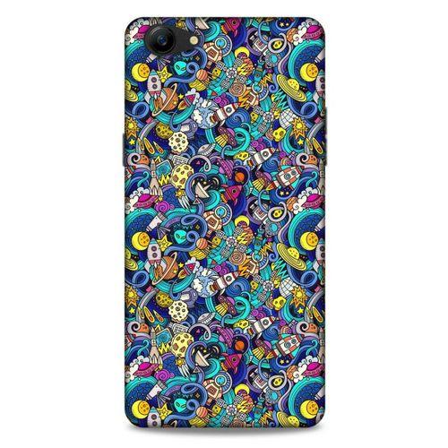 Graffitix (49) Desenli Silikon Kapak Oppo A79 Kılıf