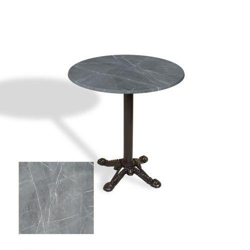 Dockers Çipa Döküm Ayak Yuvarlak Masa Çap 90cm - (Werzalit, Wermodin ve Allzalit Tabla) - Light Temperado