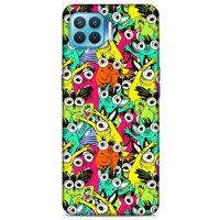 Graffitix (36) Desenli Silikon Kapak Oppo Reno 4 Lite Kılıf