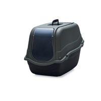 Beeztees Kapalı Kedi Tuvaleti, Antrasit Koyu Mavi, 57x39x41cm