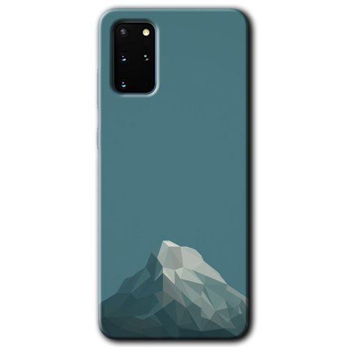 Galaxy S20 Plus Kılıf HD Desen Baskılı Arka Kapak - Alone Mountain + Kırılmaz Cam