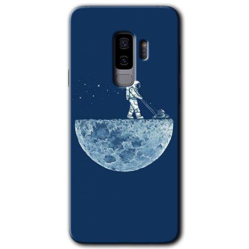 Galaxy S9 Plus Kılıf HD Desen Baskılı Arka Kapak - Uzay İşçisi