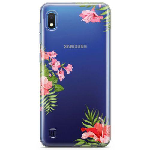 Samsung Galaxy A10 Kılıf Apocynaceae Arka Kapak Koruma Desenli Full Koruyucu