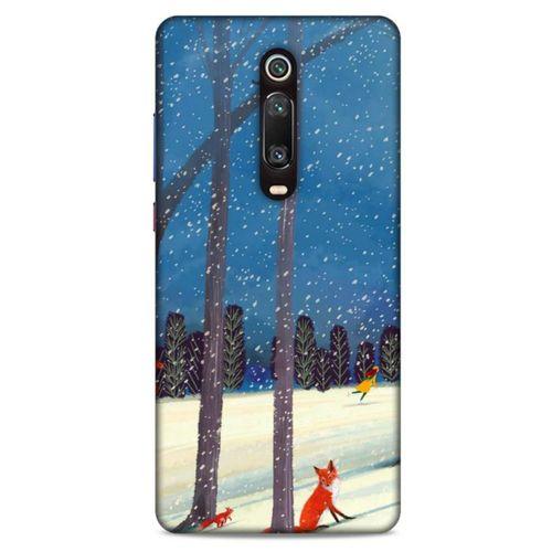 Xiaomi Mi 9T Kılıf Snowix (45) Liquid Air Kılıf Turuncu Mavi