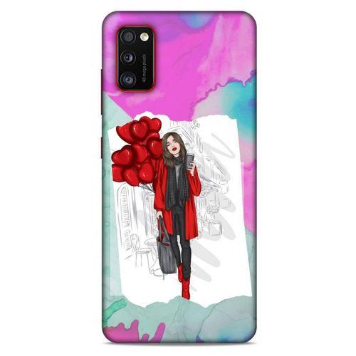 Lopard Samsung Galaxy A41 Uyumlu Kılıf Sokak Modası (76) Tpu Silikon Kılıf