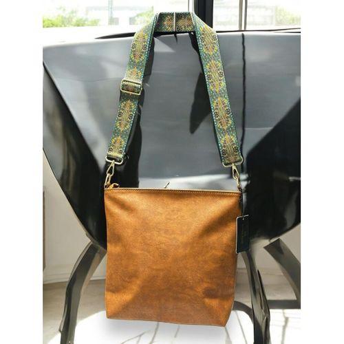 VELSE Suni Deri Bayan Omuz Çantası