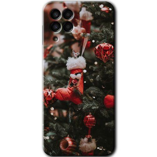 Samsung Galaxy M33 Kılıf Baskılı Kapak - Happy New Year +Tam Ekran Koruyucu