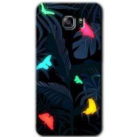 Potkal Hediye Fabrikası Samsung Galaxy Note 5 Kılıf HD Desen Baskılı Arka Kapak - Lighter Butterfly