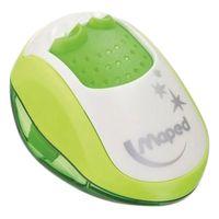 MAPED CLEAN ÇİFT DELİKLİ KALEMTRAŞ ( Yeşil-Beyaz )