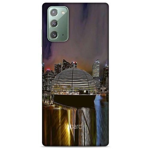 Samsung Galaxy Note 20 Kılıf Dünya Mimarisi (49) Ultra Silikon Kılıf Apple Marina Bay