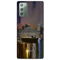 Samsung Galaxy Note 20 Kılıf Dünya Mimarisi (49) Ultra Silikon Kılıf Apple Marina Bay
