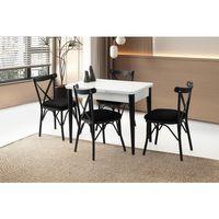 Tekno Bahar MDF Açılır Mutfak Masa Sandalye Takımı 60x100