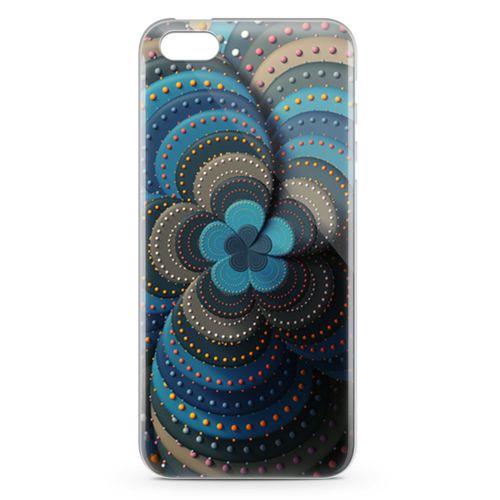 Apple iPhone 5s Kılıf İnci Taşlı Çiçek Arka Kapak Koruma Desenli Full Koruyucu