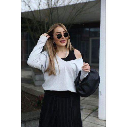 Kadın Atlet Bluz Ve Etek üçlü Takım