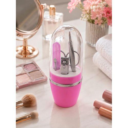 Pembe Tırnak Bakım Seti Cımbız Makas Tırnak Makası Ve Törpü İçeren Kit