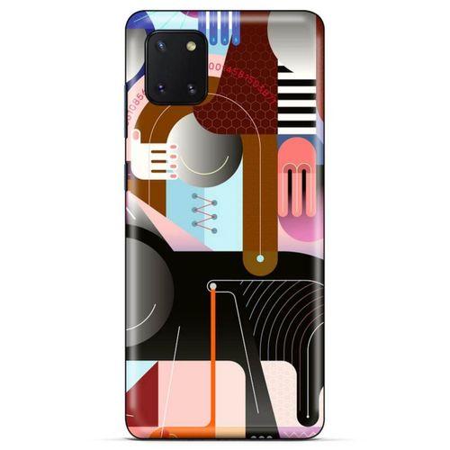 Lopard Huawei Y5P Uyumlu Kılıf Soyut Sanat (18) Desenli Telefon Kılıfları