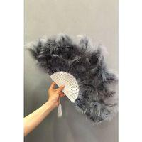 Gri Tüylü Gelin Kına Yelpazesi