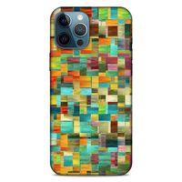 Lopard Apple iPhone 12 Pro Max Uyumlu Kılıf Soyut Sanat (50) Desenli Shockproof Kılıf