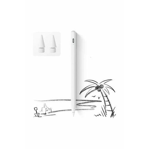 İpad 2018-2022 İçin Düğmeli Stylus Kalem, Avuç İçi Reddetme Aktif Kalem Apple Uyumlu