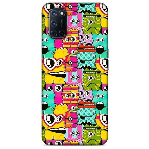 Graffitix (39) Desenli Silikon Kapak Oppo A92 Kılıf