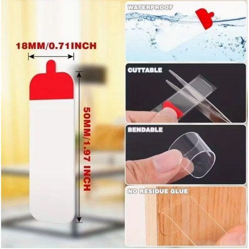 60 Parça Kolay Açılır Güçlü Çift Taraflı Bant 18mm*50mm