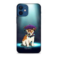 Apple iPhone 12 Mini Kılıf FunnyMaX (5) Koruma Kabı Yeşil Köpek