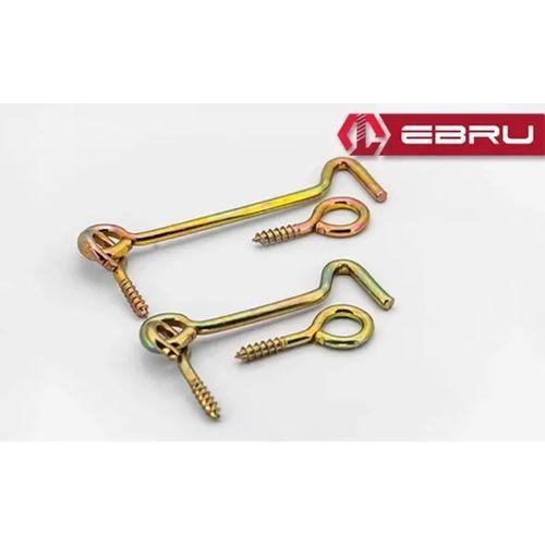 , Kapı Pencere Halkalı Çengel, Kanca Kilit 60 - 10 Adet