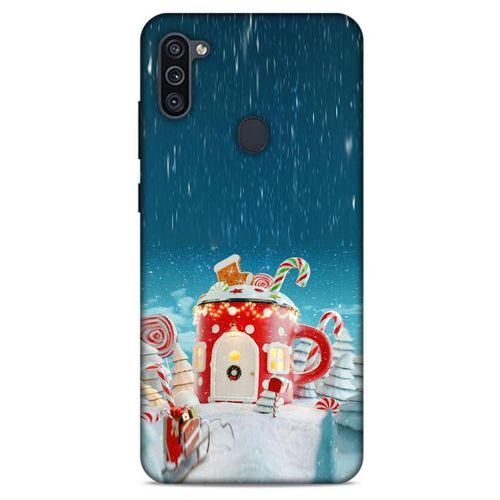 Samsung Galaxy M11 Kılıf Snowix (13) Silikon Kap Kırmızı