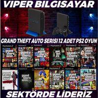 MUHTEŞEM GRAND THEFT AUTO SERİSİ 12 ADET PS2 OYUN