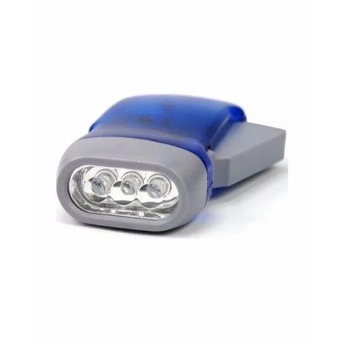 Kendiliğinden Şarjlı El Feneri 3 Led Enerjisiz Çalışan Pratik Tasarım