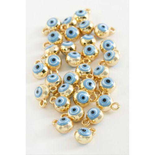 Nazar Tek Kulplu Mineli Bileklik ve Kolye Ucu Aparatı 1 Adet