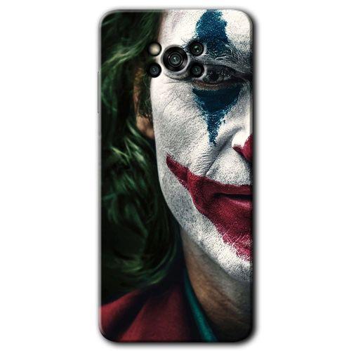 BeRa Aksesuar Poco x3 NFC Kılıf Baskılı Kapak - Joker +Tam Kaplayan Mat Seramik