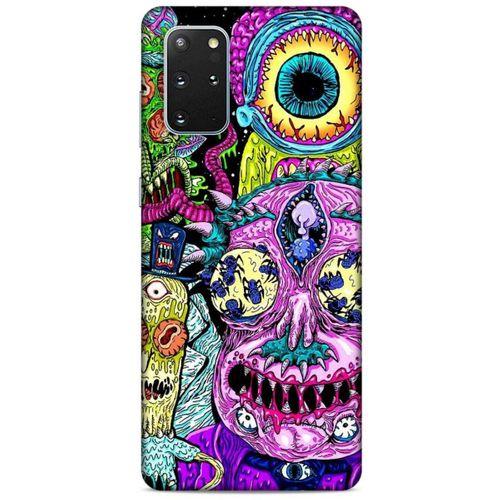 Samsung Galaxy S20 Plus Uyumlu Kılıf Rick And Morty (47) Crystal Flex Kılıf Decoy Mortys