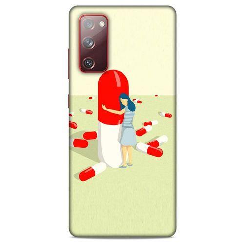 Samsung Galaxy S20 Fe Kılıf Depresyon (19) Kılıfları Kahve Turuncu