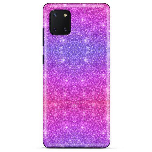 Huawei Y5P Uyumlu Kılıf Mor Delisi (28) Arka Kapak Parıltılı