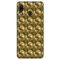 Kamuflaj 81 Samsung Galaxy A20 Kılıf Silikon Kapak