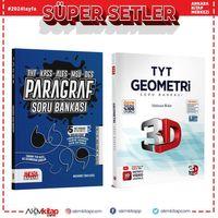 3D TYT Geometri ve AKM Paragraf Soru Bankası Seti 2 Kitap