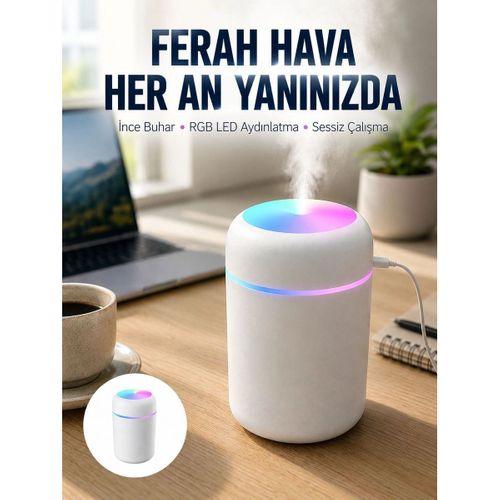Hava Nemlendirici Buhar Makinesi Led Işıklı Usb Dekoratif Nemlendirici Yeni Nesil