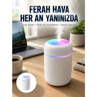 Hava Nemlendirici Buhar Makinesi Led Işıklı Usb Dekoratif Nemlendirici Yeni Nesil