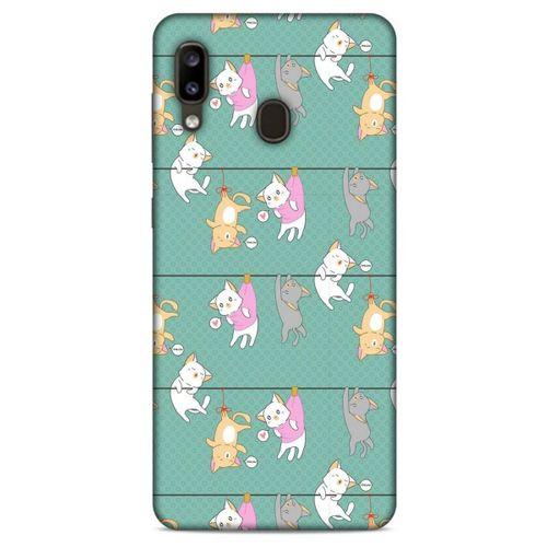 Animax Yetenekli Kedicikler Samsung Galaxy A20 Kılıf Desenli Silikon