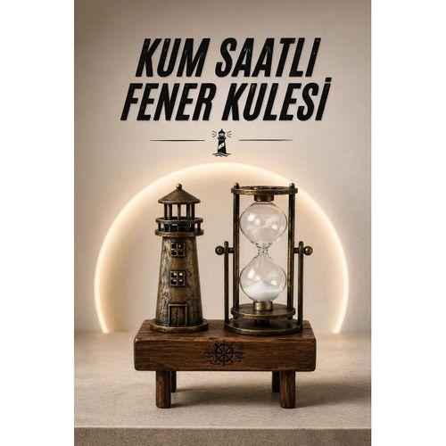 Eyfel Kulesi Ve Deniz Feneri Dekoratif Masa Biblosu Hediyelik