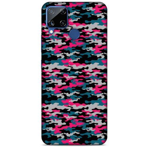 Kamuflaj 16 Oppo Realme C15 Kılıf Silikon Kapak